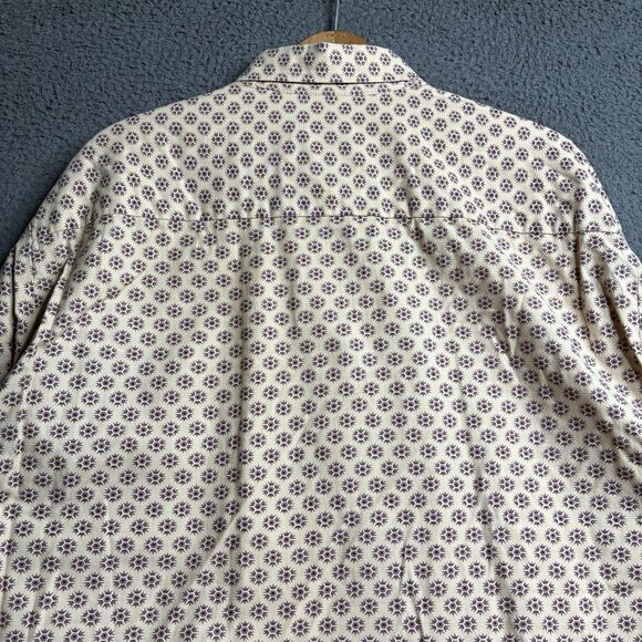 The Old Frontier Clothing Co Shirt Long Sleeve 1/2 Button Up Men's 2XL USA Made - Picture 10 of 11